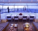Sailing Yacht Felicita West - Alfresco Dinning Area
